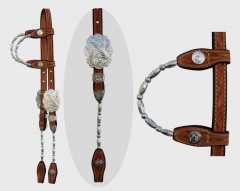 Showkopfst�ck Doppeleinohr mit Rollerpipe Sides and Ears