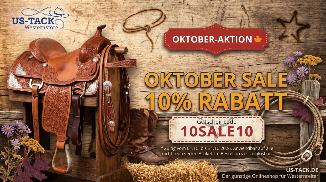 Oktober Sale - US-TACK Westernstore