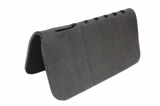 Westernpad aus Filz mit Neoprenkern schwarz 80x80cm 1 Zolll starkes Sandwichpad