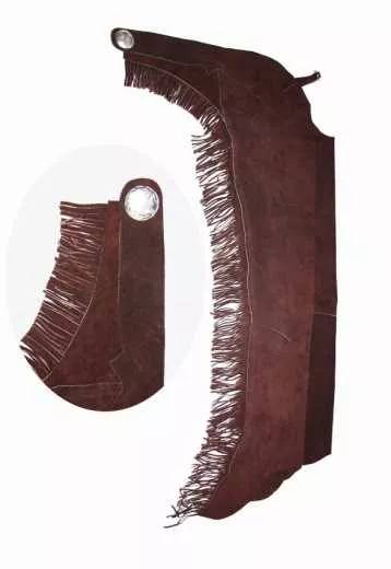 Braune Westernchaps Show Western Chaps aus Leder Braune Westernchaps Show Western Chaps aus Leder