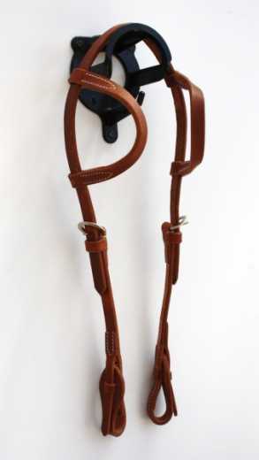 Quickchange Harnessleder Doppeleinohr Kopfstück