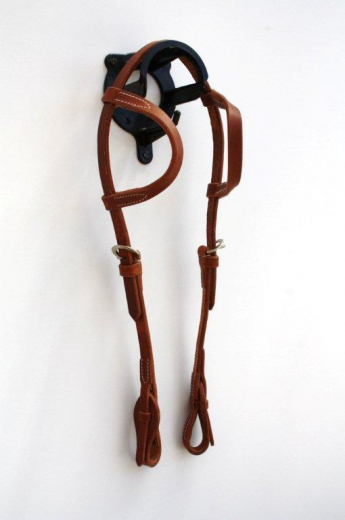 Quickchange Harnessleder Doppeleinohr Kopfstück