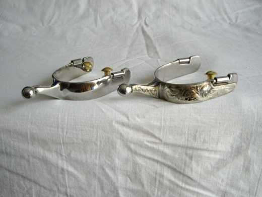 Western Kugelsporen mit Silber