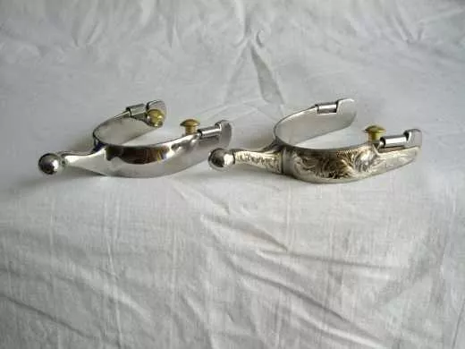 Western Kugelsporen mit Silber Western Kugelsporen mit Silber