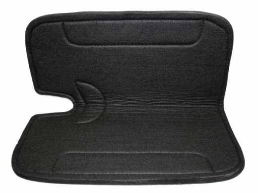 Filzpad Westernpad mit Widerristfreiheit und Lederbesatz