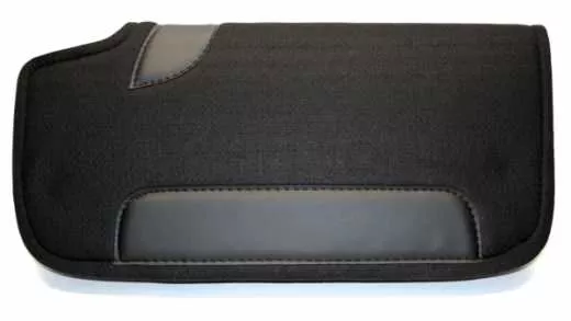 Filzpad Westernpad mit Widerristfreiheit und Lederbesatz