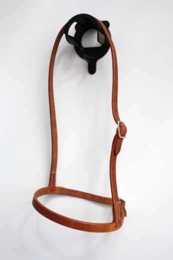 Harness Leder Mouthcloser / Noseband / Sperrhalfter