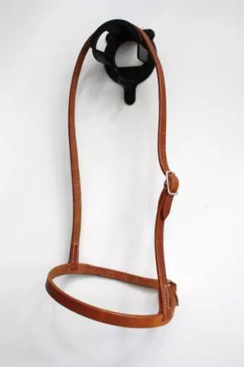 Harness Leder Mouthcloser / Noseband / Sperrhalfter