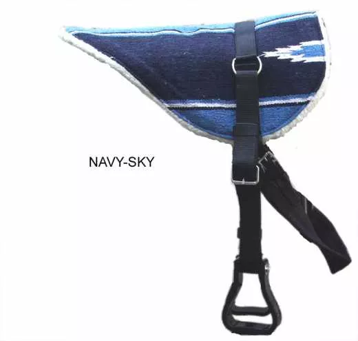 Bareback Pad Reitpad Navajo navy/hellblau Bareback Pad Reitpad Navajo navy/hellblau