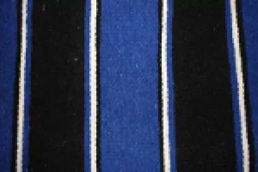 Bareback Pad Navajo Reitpad royal blau / schwarz