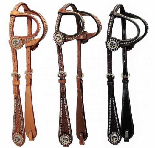 Show-Doppeleinohr Kopfstück mit Spots