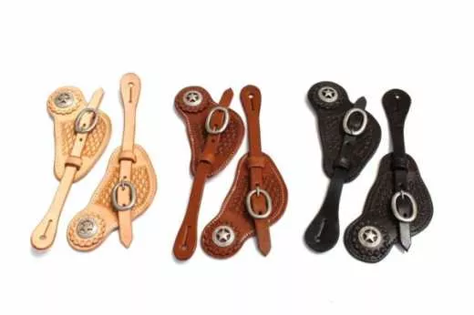 Western Sporenriemen Profi mit Concho