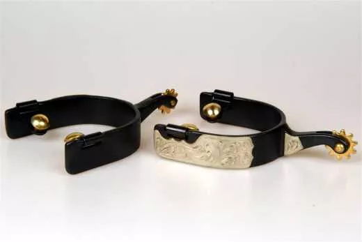 Blacksteel Westernsporen mit kleinem Sporenrad