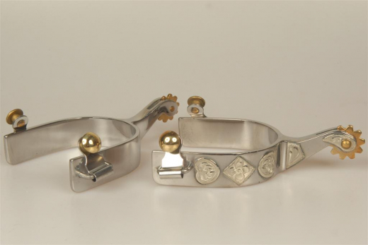 Westernsporen Gambler Stainless