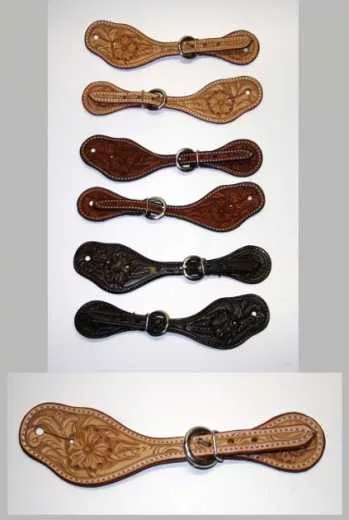 Western Sporenriemen mit Flowertooling