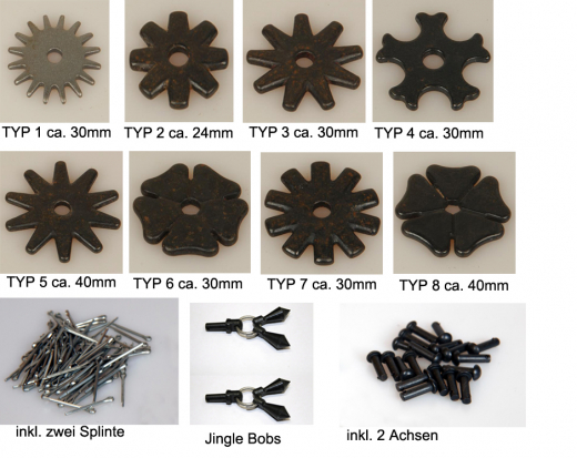 Westernsporenrädchen Wechselservice inkl. Material