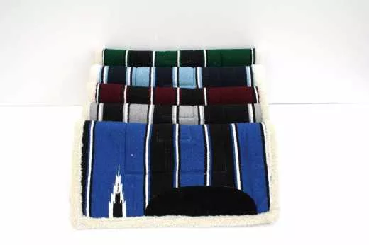 Eco Navajo Westernpad in verschiedenen Farben mit Lederbesatz Eco Navajo Westernpad in verschiedenen Farben mit Lederbesatz