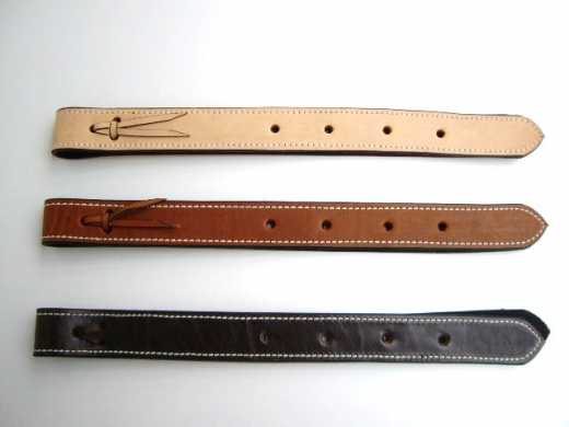 Leder Off Billet glatt in drei Farbtönen