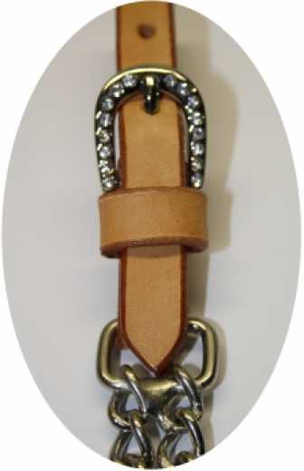 Show Kinnkette mit Steinchen