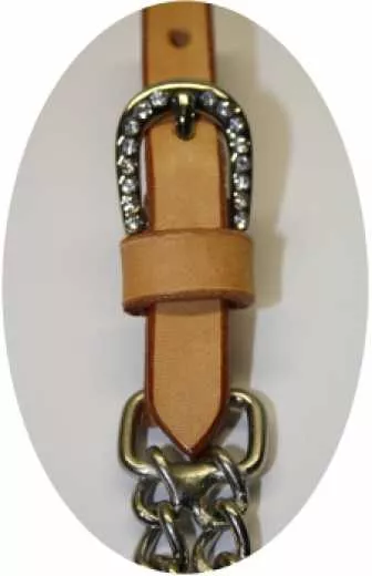 Show Kinnkette mit Steinchen