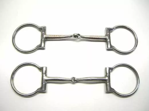 Snaffle Bit aus rostfreiem Stahl mit Kupfer Inlays