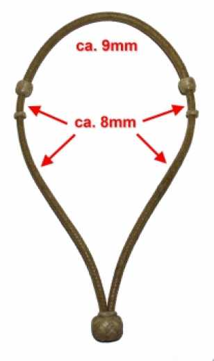Pencil Bosal 3/8 Zoll Bosalito