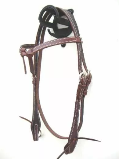 EE Tack Kopfstück - Latigo Stitched - Futurity-Stirnband