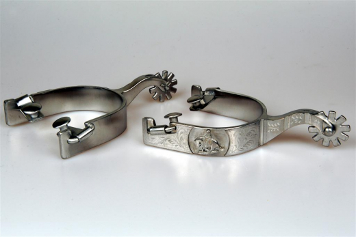 FG Westernsporen mit Reining Horse Motiv