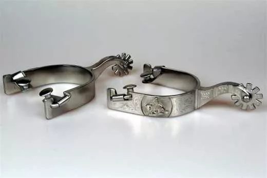 FG Westernsporen mit Reining Horse Motiv