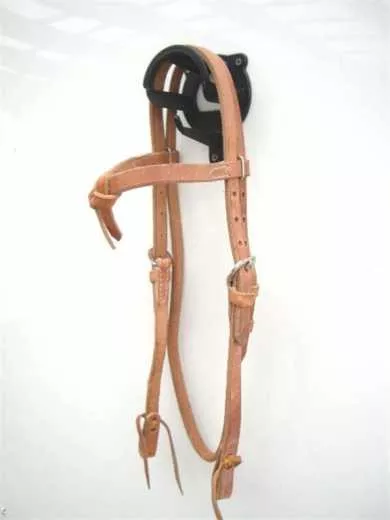 EE Tack Harness Kopfstück aus Herman Oak Leather mit Futurity Stirnband