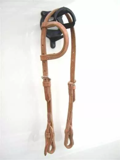 EE Tack Harness Kopfstück aus Herman Oak Leather - Einohr - Quick Change