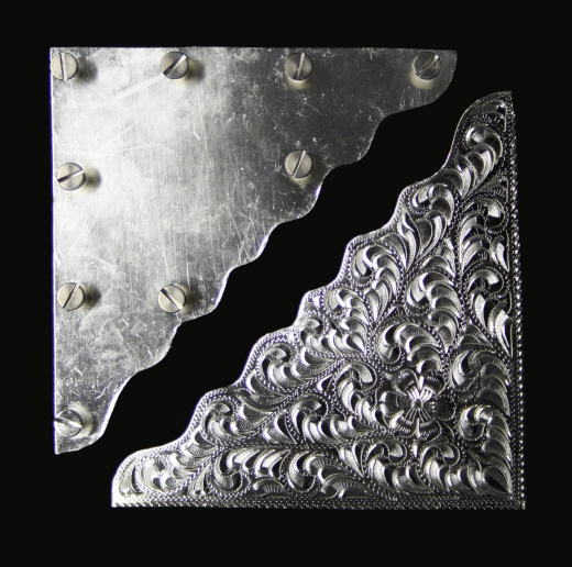 Show Blanket New Zealand Wool -聽mit gravierten Silberecken