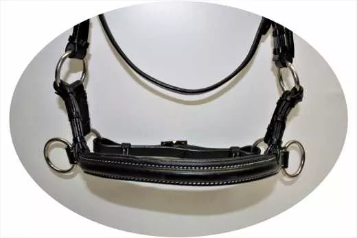 Sidepull Soft Padded mit unterlegtem Nasenteil in schwarz