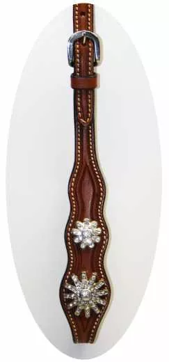 EE Tack Einohr Kopfstück mit Strass Steinchen AD-137