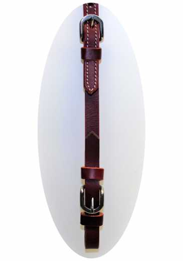 EE Tack Stirnband Kopfstück aus Latigo Leder mit Strass Steinchen