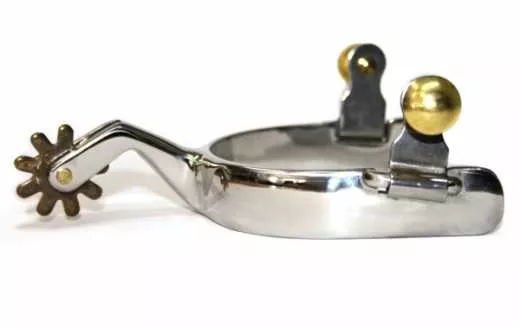 KS Plain Westernsporen mit nach innen gebogenem Hals KS Plain Westernsporen mit nach innen gebogenem Hals