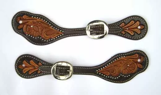 EE-TACK Sporenriemen two-tone Oak Leaf L-147