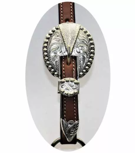 EE TACK Western Show Halfter mit Silber Größe COB Typ 1