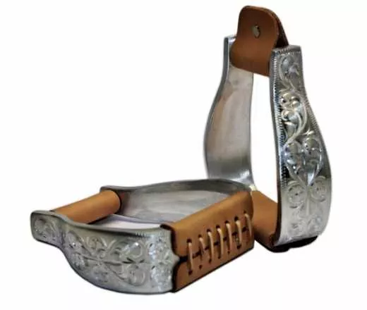 HYX Alu Steigbügel graviert