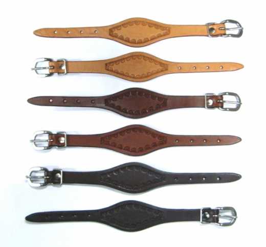 Fenderstraps Hobbelstrap Steigbügelriemen punziert in verschiedenen Farben 1 Paar