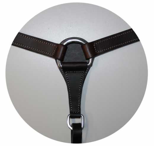 EE Tack Western Vorderzeug - Dark brown oiled V-169