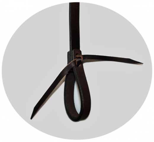 EE Tack Harness Zügel 16mm 5/8 dark brown