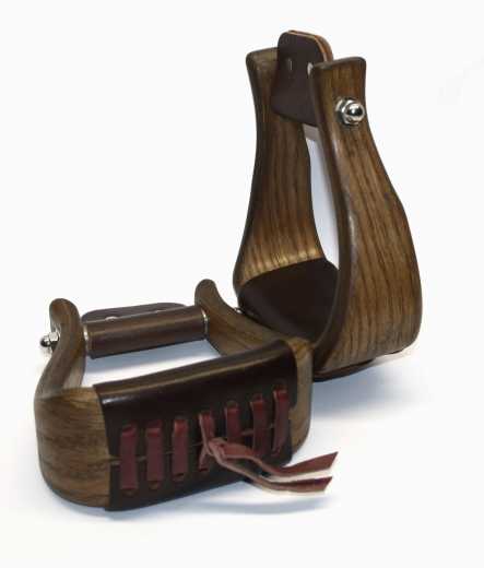 Premium Holzsteigbügel Offset-Angled Mod. 1