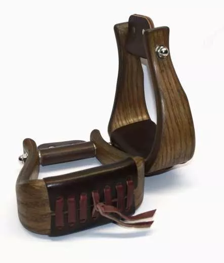 Premium Holzsteigbügel Offset-Angled Mod. 1