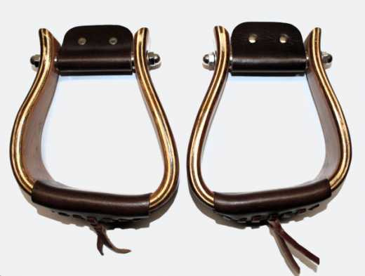 Premium Holzsteigbügel Offset-Angled Mod. 2