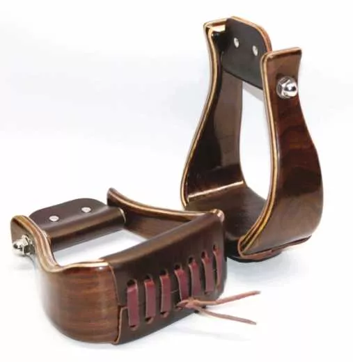 Premium Holzsteigbügel Offset-Angled Mod.3