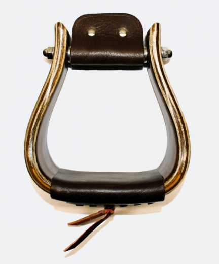 Premium Holzsteigbügel Flat Bottom Mod.4