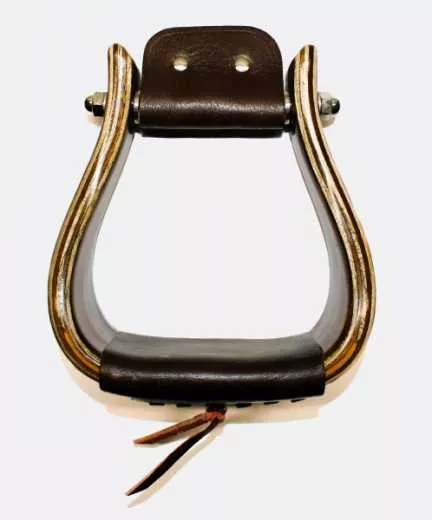 Premium Holzsteigbügel Flat Bottom Mod.4