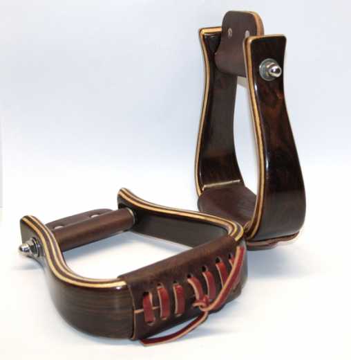 Premium Holzsteigbügel für Westernsättel JKST18-2