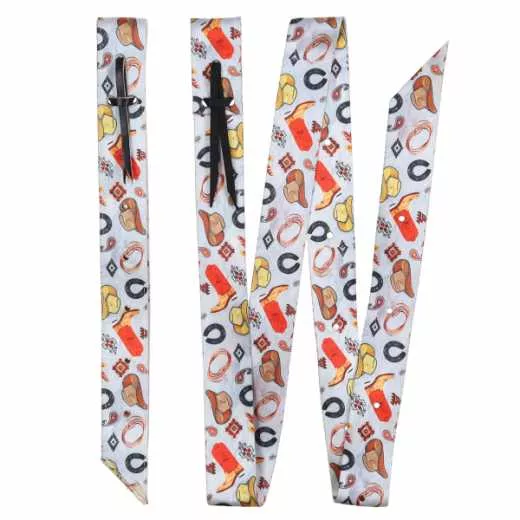 Nylon Off-Billet und Tie Strap Set Fashion Print Cowboy Nylon Off-Billet und Tie Strap Set Fashion Print Cowboy